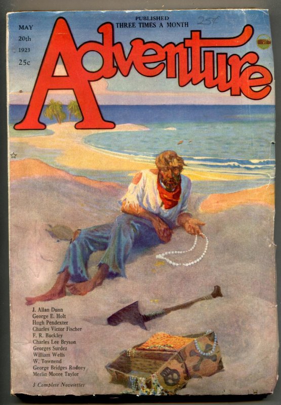 Adventure Pulp May #20, raw, ungraded comic book — front cover