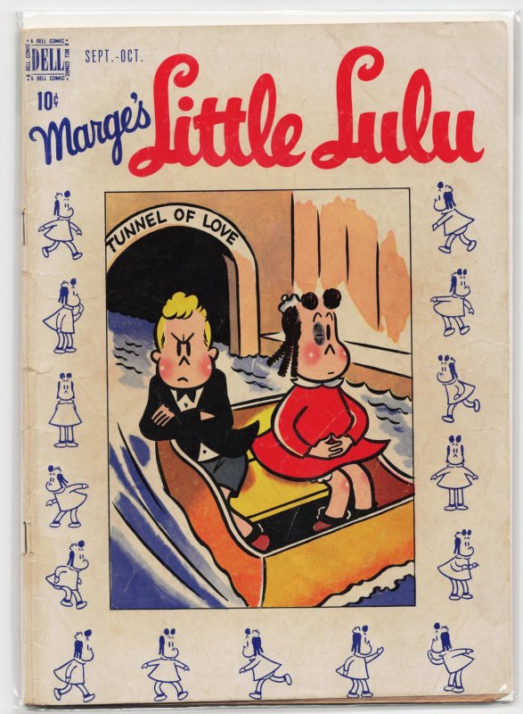 Marge's Little Lulu #6 (Dell, 1948), raw, ungraded comic book — front cover