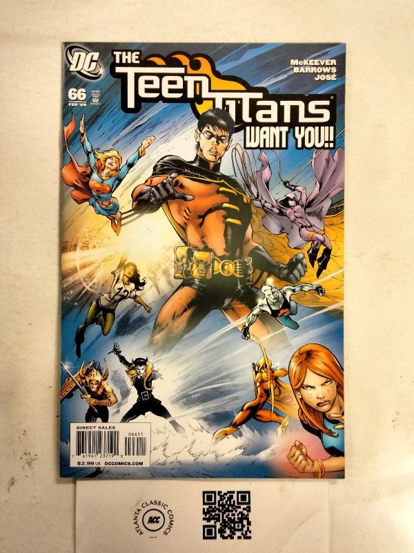 Teen Titans #66 (DC Comics), raw comic book in NM condition — front cover