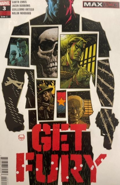 Get Fury #3, raw, ungraded comic book — front cover