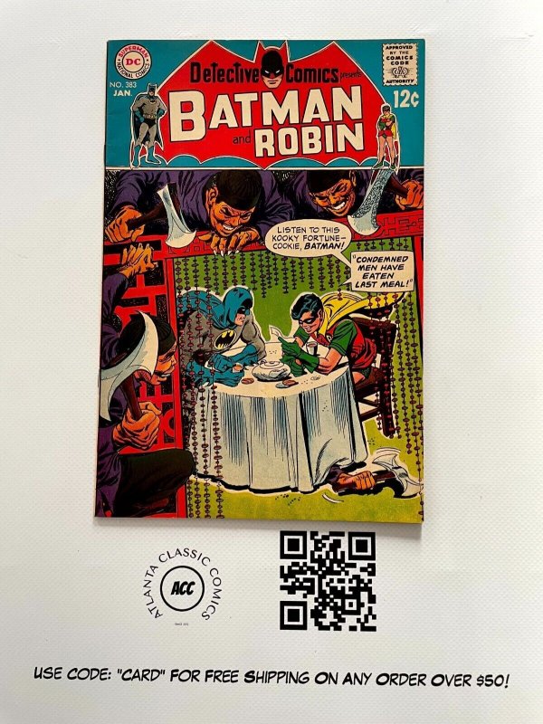 Detective Comics #383 (DC Comics), raw comic book in NM- condition — front cover