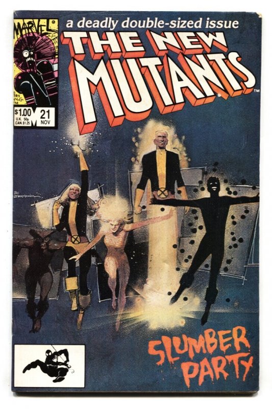 New Mutants #21 - 1985 - Marvel - Vg/fn - Comic Book (Marvel Comics, 1985), raw comic book in VG/FN condition — front cover