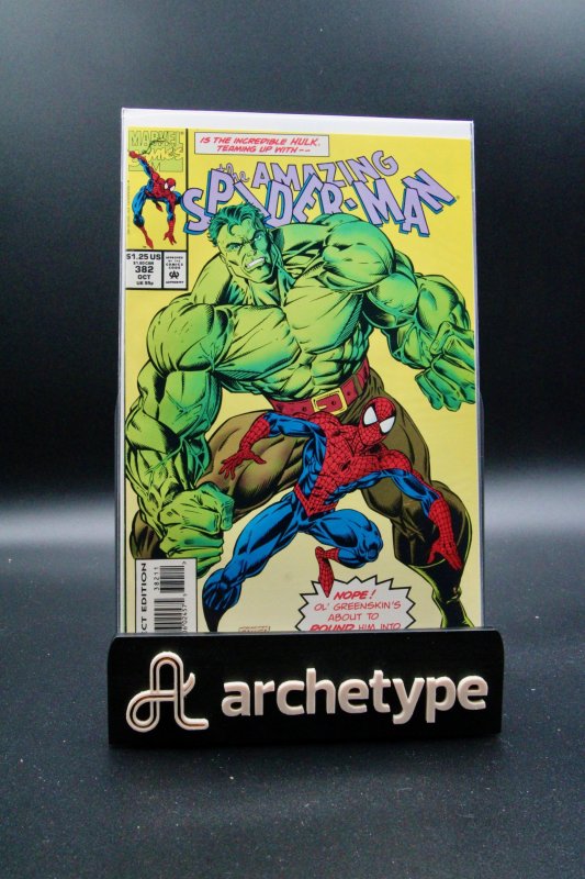 The Amazing Spider-Man #382 (Marvel Comics, 1993), raw, ungraded comic book — front cover