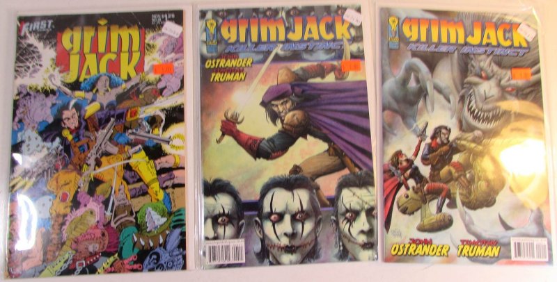 GrimJack Lot of 3 #28, Killer Instinct 2, 4 First (1986) Comic Books (1986), raw, ungraded comic book — front cover