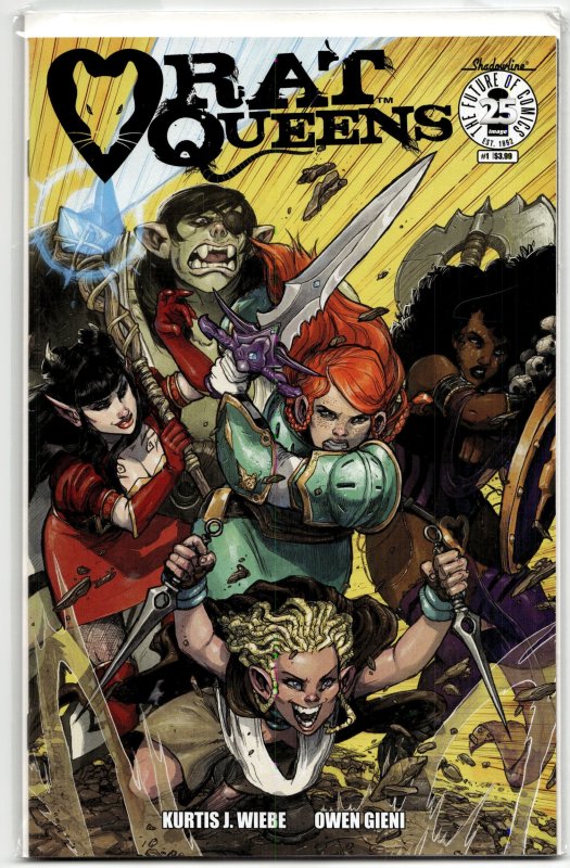 Rat Queens #1 (Image Comics, 2017), raw, ungraded comic book — front cover
