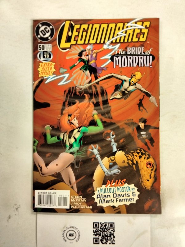 Legionnaires #50 (DC Comics), raw comic book in NM condition — front cover