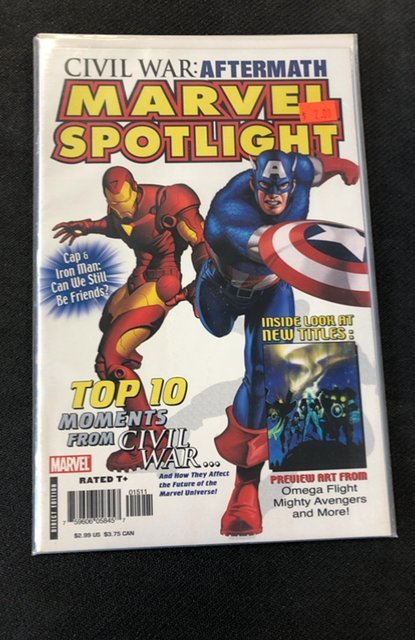 Marvel Spotlight: Civil War Aftermath (2007) (Marvel Comics, 2007), raw, ungraded comic book — front cover