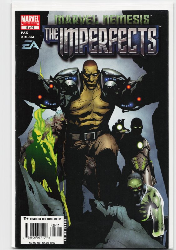 Marvel Nemesis the Imperfects #5 (Marvel Comics, 2005), raw, ungraded comic book — front cover