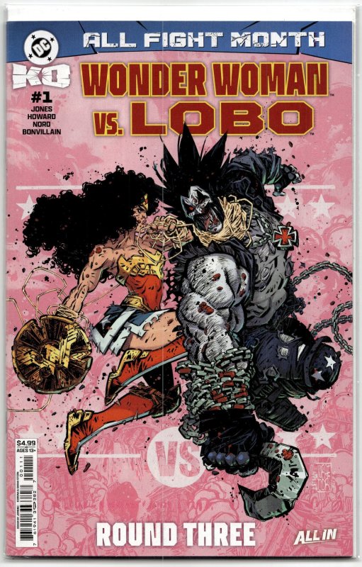 DC K.O.: Wonder Woman vs. Lobo Jorge Corona Cover (2026) Lobo (DC Comics, 2026), raw, ungraded comic book — front cover