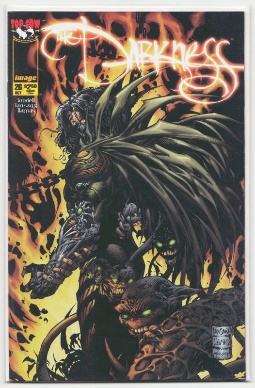 The Darkness #26 (Top Cow, 1999), raw, ungraded comic book — front cover