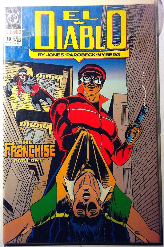 El Diablo #10 (DC Comics, 1990), raw, ungraded comic book — front cover