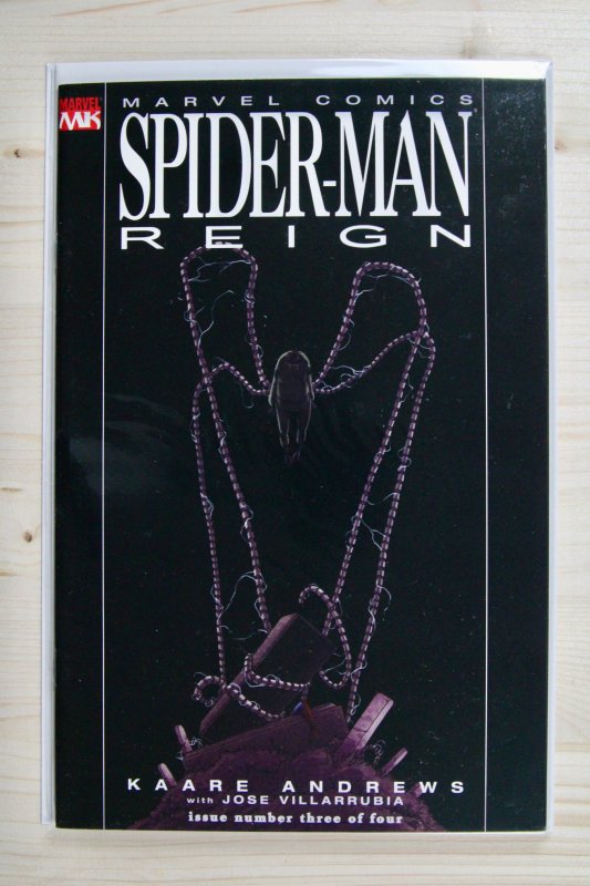 Spider-Man: Reign #3 (Marvel Comics, 2007), raw comic book in NM 9.4 condition — front cover