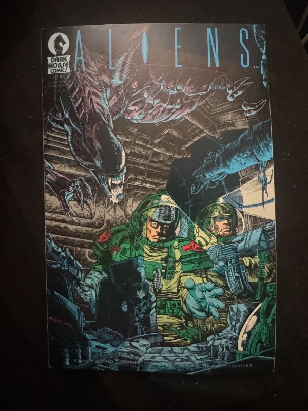 Aliens #1 (1988), raw, ungraded comic book — front cover