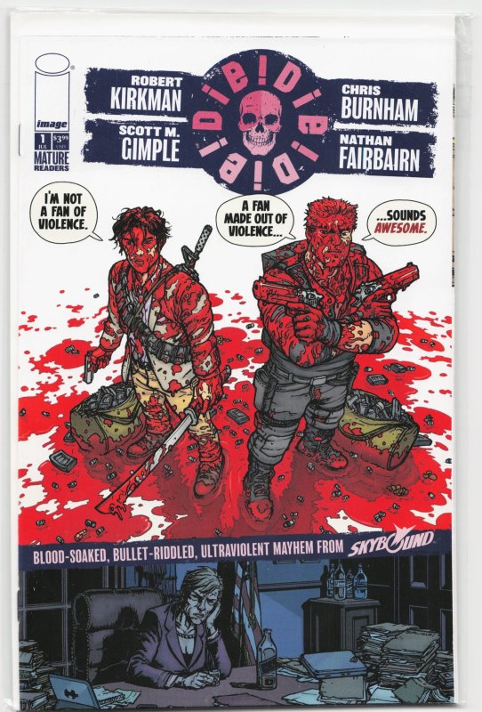 Die!Die!Die! #1 (2018), raw, ungraded comic book — front cover