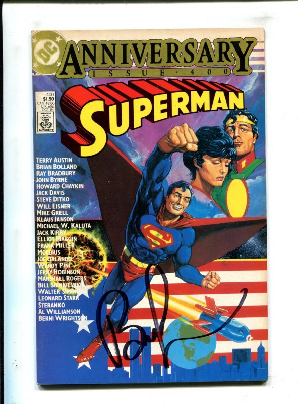 Superman #400 (DC Comics, 1984), raw comic book in 7.0 condition — front cover