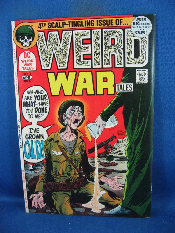 Weird War Tales #4 (DC Comics, 1972), raw comic book in NM- condition — front cover