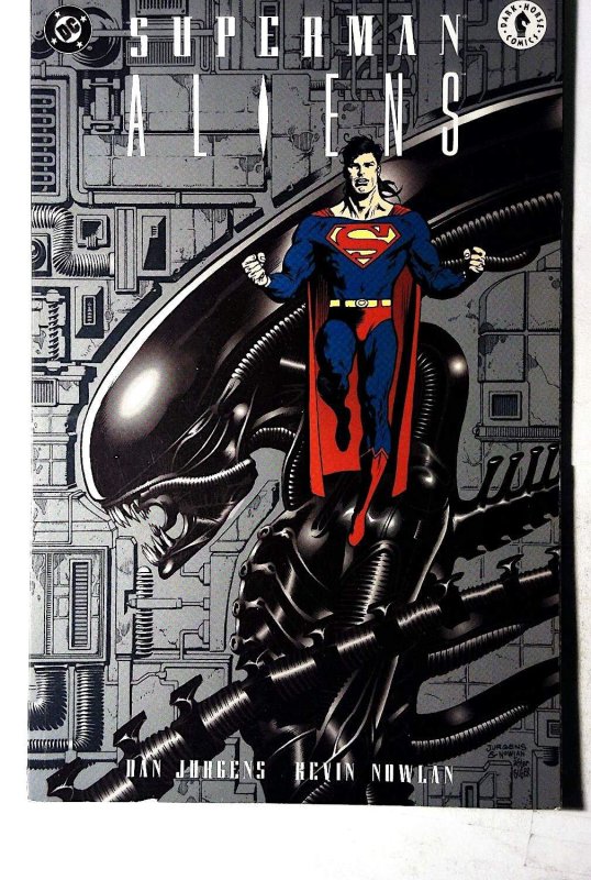 Superman vs. Aliens #1 (DC Comics, 1995), raw, ungraded comic book — front cover