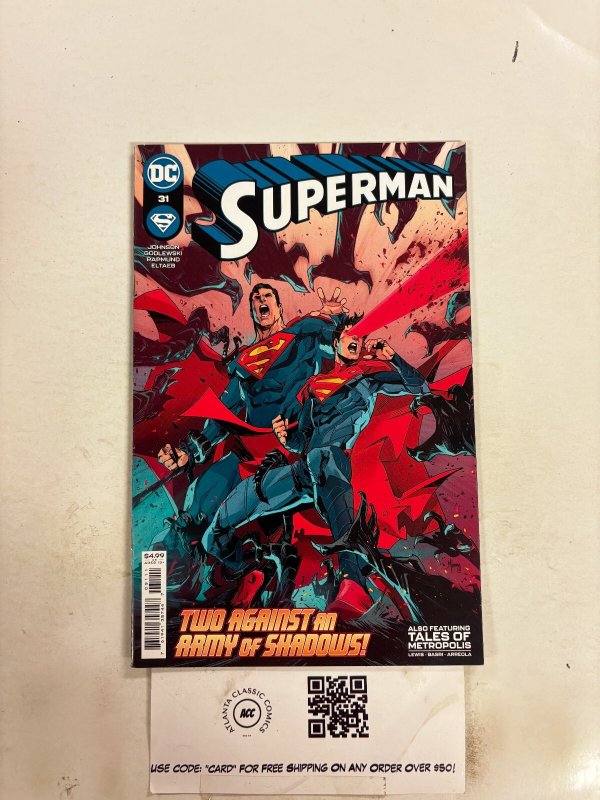 Superman #31 (DC Comics), raw comic book in NM condition — front cover