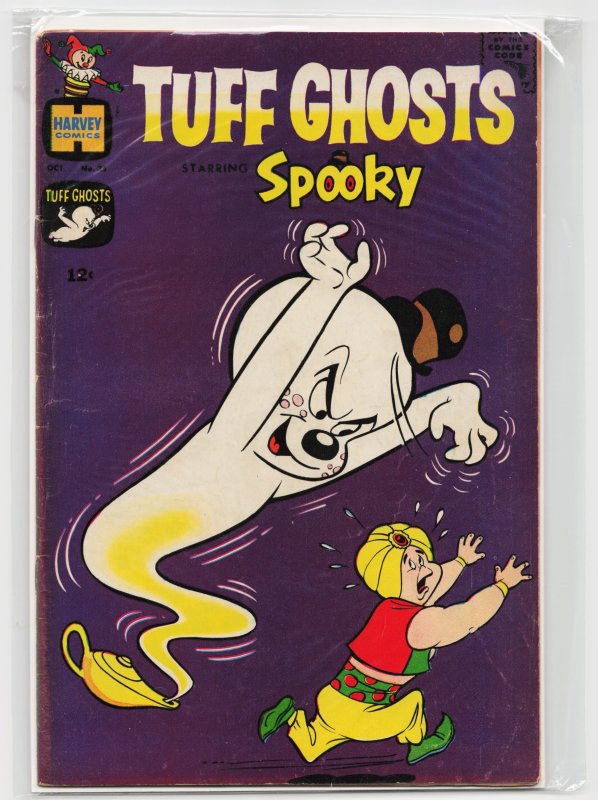 Tuff Ghosts Starring Spooky #25 (Harvey Comics, 1966), raw, ungraded comic book — front cover