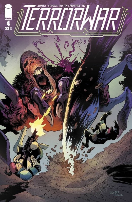 Terrorwar #4 (Image Comics, 2023), raw, ungraded comic book — front cover