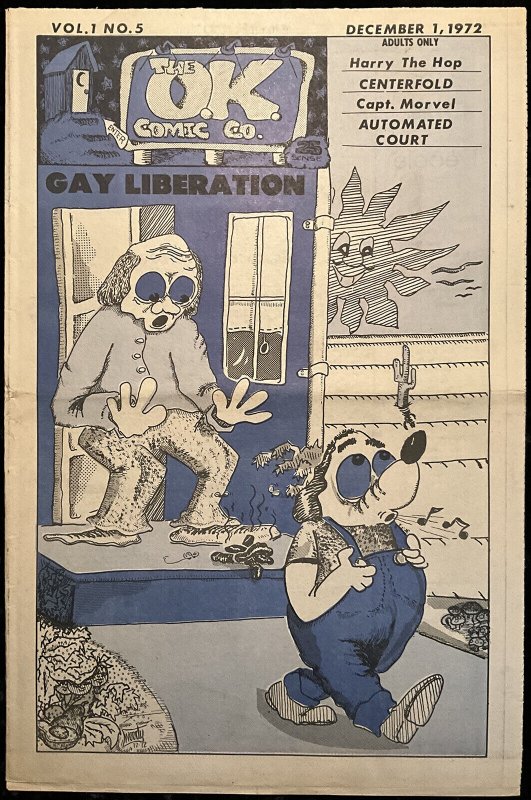 O.k. Comic Company #5, raw comic book in 7.5 condition — front cover