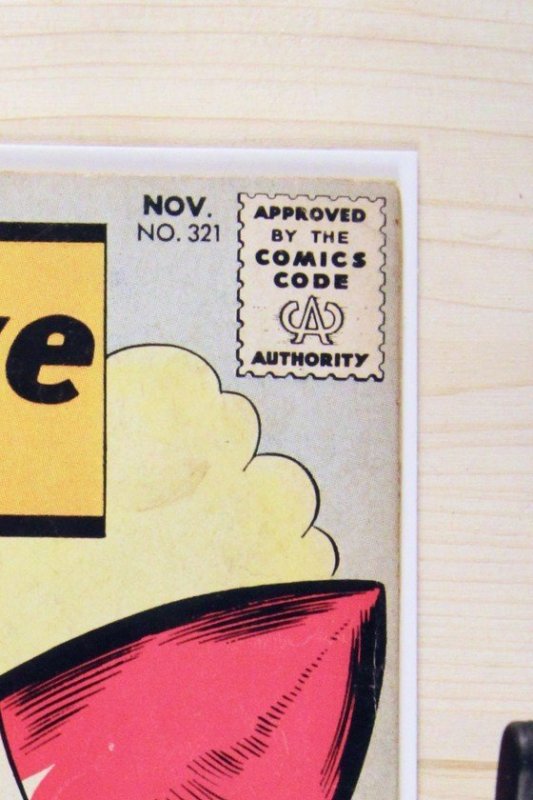 Detective Comics #321 (DC Comics, 1963), raw comic book in VG+ 4.5 condition — front cover