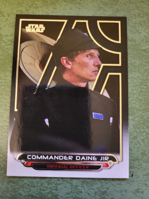 2018 Star Wars Galactic Files #ANH-33 Commander Daine Jir (2018), raw, ungraded comic book — front cover