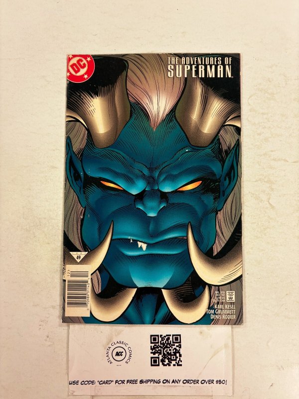 Adventures of Superman #553 (DC Comics, 1997), raw comic book in FN condition — front cover