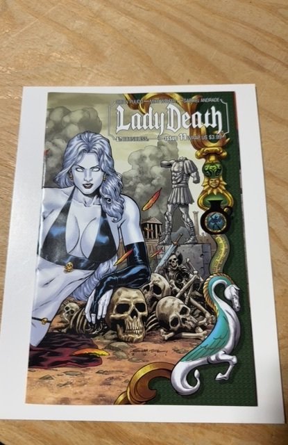 Lady Death #11 (2011), raw comic book in NM condition — front cover