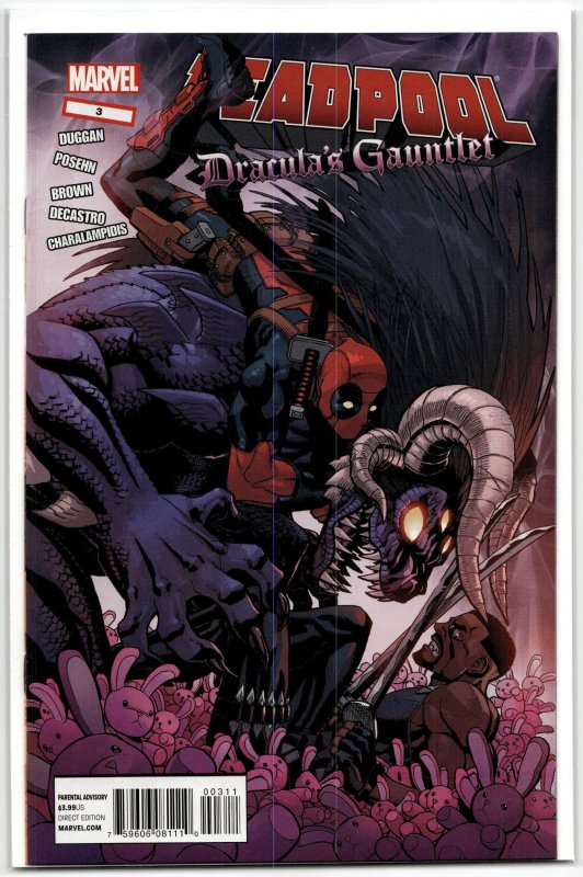 Deadpool: Dracula's Gauntlet #3 (Marvel Comics, 2014), raw, ungraded comic book — front cover