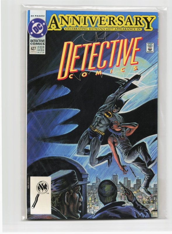 Detective Comics #627 (DC Comics, 1991), raw, ungraded comic book — front cover