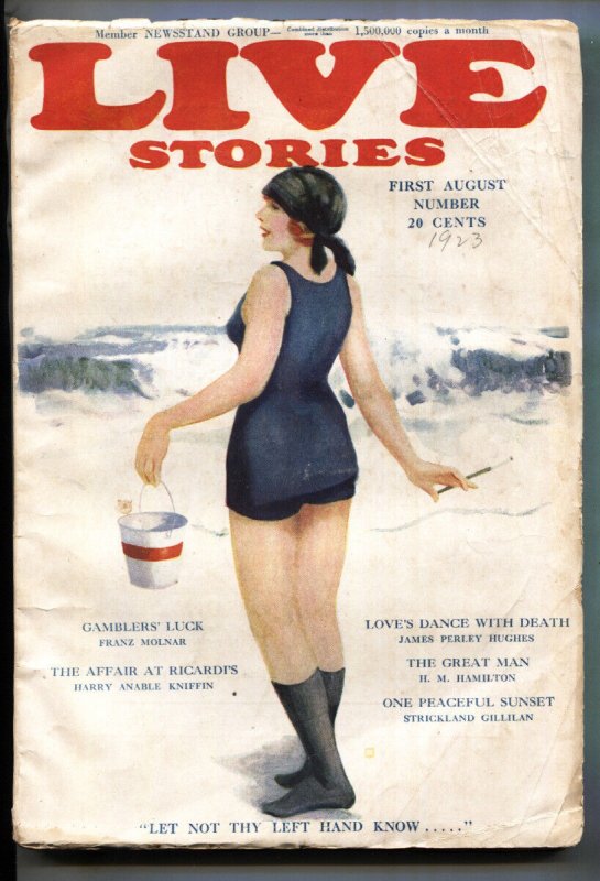 Live Stories Aug #1, raw, ungraded comic book — front cover