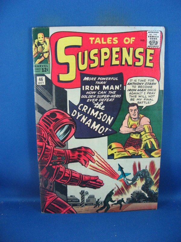 Tales of Suspense #46 (Marvel Comics, 1964), raw, ungraded comic book — front cover