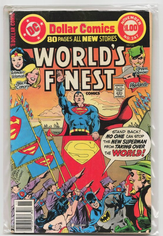 World's Finest Comics #247 (DC Comics, 1977), raw, ungraded comic book — front cover