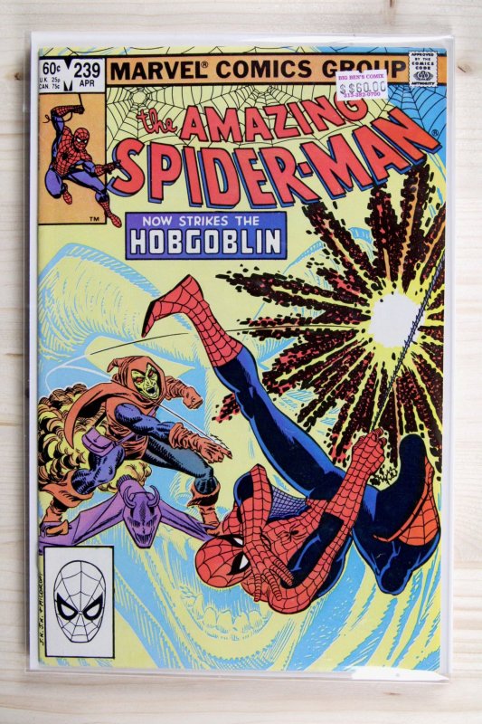The Amazing Spider-Man #239 (Marvel Comics, 1983), raw comic book in NM+ 9.6 condition — front cover