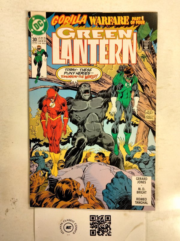 Green Lantern #30 (DC Comics), raw comic book in NM condition — front cover