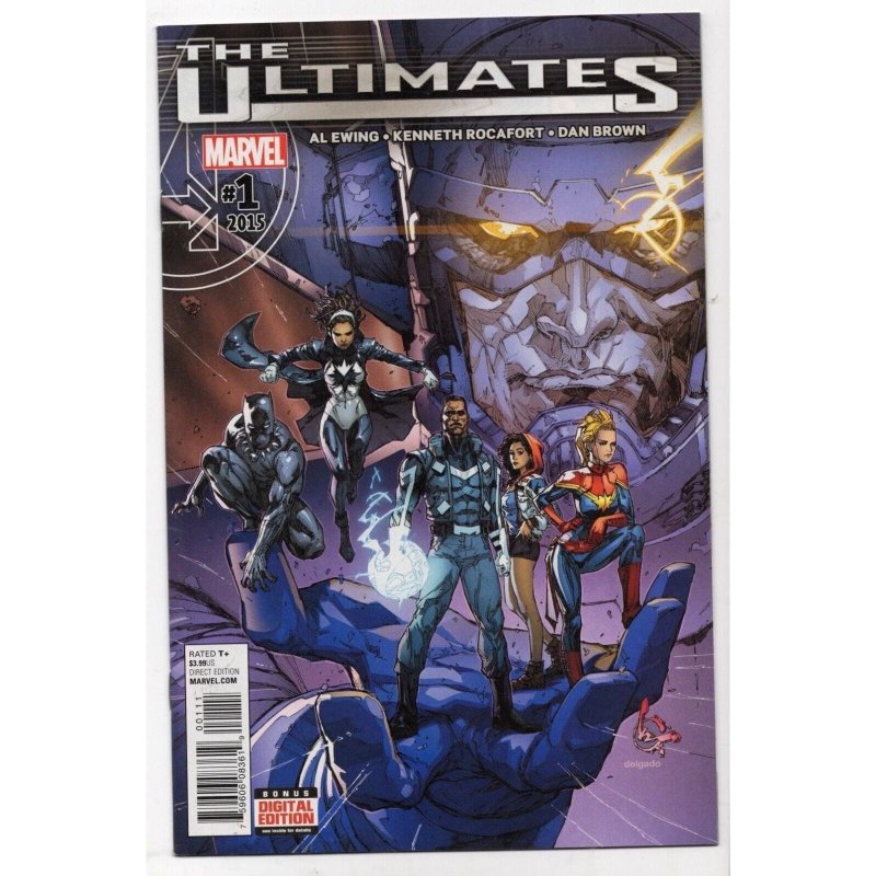 The Ultimates #1 (Marvel Comics, 2015), raw comic book in NM 9.4 condition — front cover