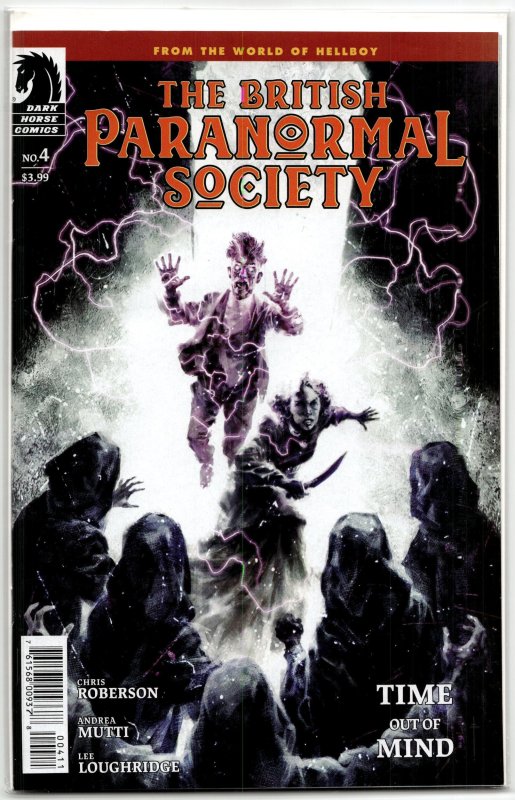 The British Paranormal Society: Time Out of Mind #4 (Dark Horse Comics, 2022), raw, ungraded comic book — front cover