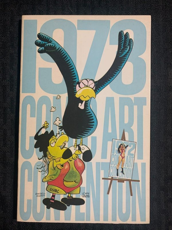 1973 Comic ART Convention Program FVF 7.0 Broom Hilda Cover with Insert (1973), raw comic book in 7.0 condition — front cover