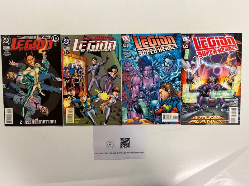 4 Legion DC Comic Books # 45 46 78 106 Batman Superman Wonder Woman 26 JS44, raw, ungraded comic book — front cover