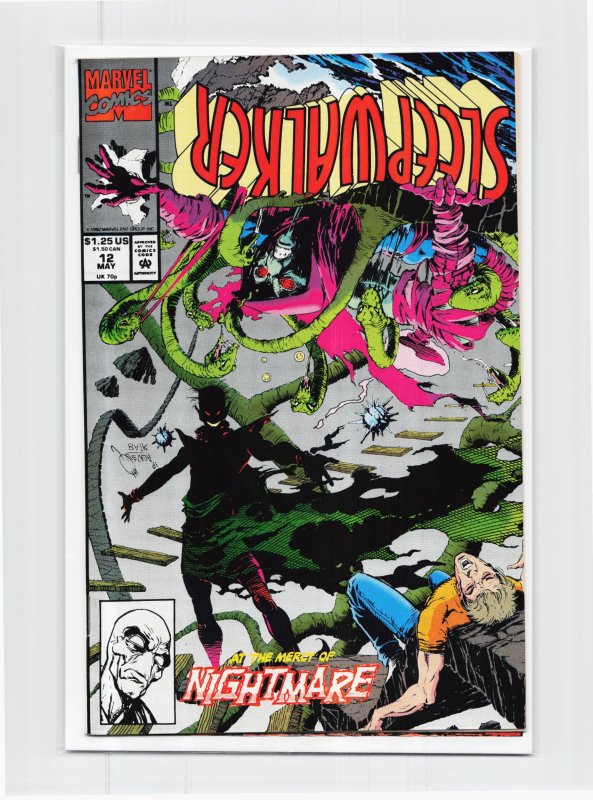 Sleepwalker #12 (Marvel Comics, 1992), raw, ungraded comic book — front cover