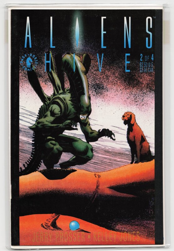 Aliens: Hive #2 (Dark Horse Comics, 1992), raw, ungraded comic book — front cover