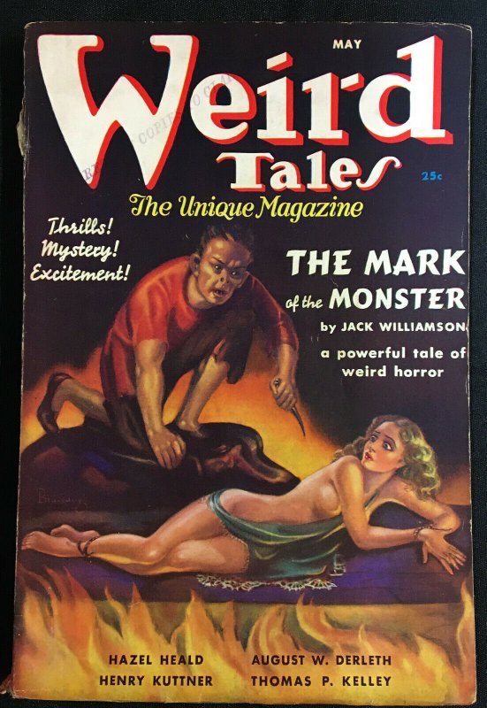 Weird Tales May 1937 Pulp Bondage Headlights Cover Gd/vg Wd Lovecraft (Popular Fiction Publishing, 1937), raw comic book in GD/VG condition — front cover
