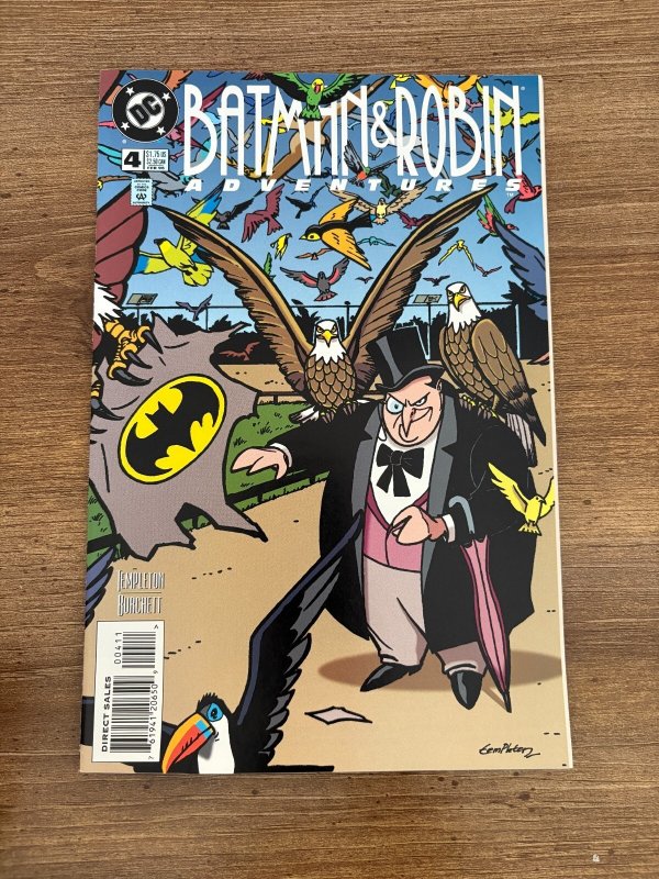 Batman & Robin Adventures #4 (DC Comics, 1996), raw comic book in NM condition — front cover