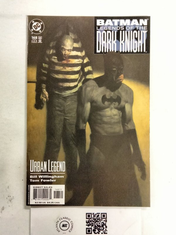 Batman Legend of the Dark Knight #168 (DC Comics), raw comic book in NM condition — front cover