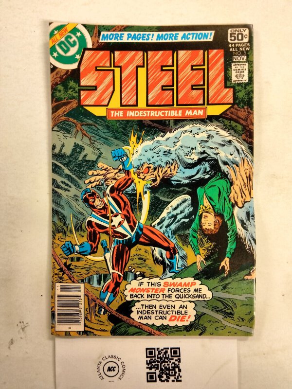 Steel Indestructible Man #5 (DC Comics), raw comic book in VF condition — front cover