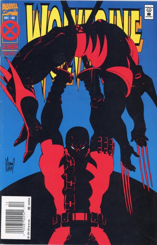 Wolverine #88 (Marvel Comics, 1994), raw comic book in VF/NM condition — front cover