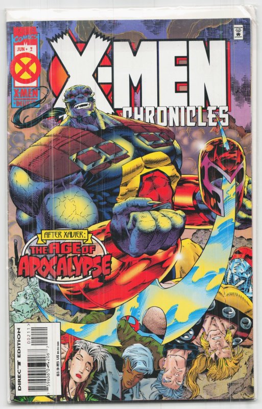 X-Men Chronicles #2 (Marvel Comics, 1995), raw, ungraded comic book — front cover