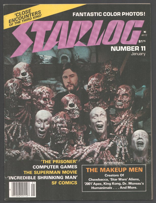 MAG: Starlog #11 (1978), raw, ungraded comic book — front cover