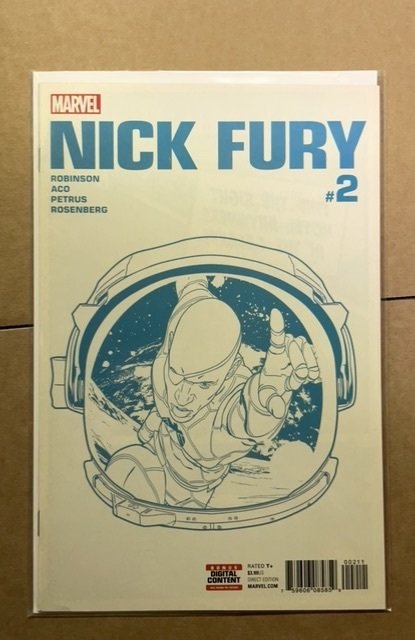 Nick Fury #2 (2017), raw, ungraded comic book — front cover